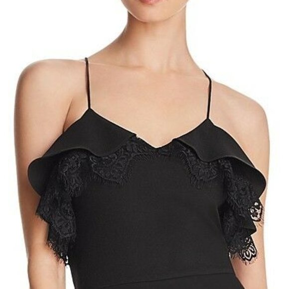 AQUA Bloomingdale Scuba Crepe Mermaid Gown - Picture 4 of 10